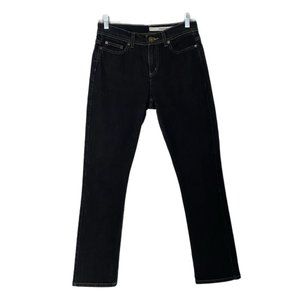 Donna Karan New York DKNY Brand Black Straight Leg Jeans Size 4